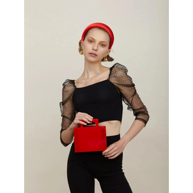 ZOE Hairband Red Wine